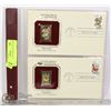 Image 1 : 22K GOLD USA STAMPS X2 1RST DAY COVERS