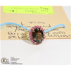 STERLING SILVER .925 GEM RING SIZE 7