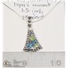 Image 1 : STERLING SILVER .925 GEMSTONE PENDANT