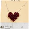 Image 1 : STERLING SILVER .925 SWAROVSKI HEART NECKLACE