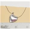 Image 1 : STERLING SILVER .925 HEART LOCKET/CHAIN