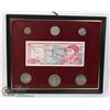 Image 1 : MEXICO COLLECTORS COINS IN FRAME