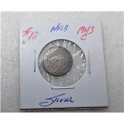 14)  SILVER 1943, PRE-CONFEDERATION NFLD