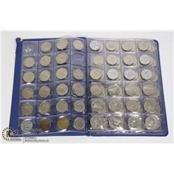 LARGE COLLECTION OF VINTAGE CANADA 5 CENT COINS