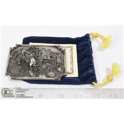 1987 "BRONC TO BREAKFAST" SISKIYOU BELT BUCKLE