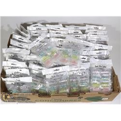 LARGE FLAT OF ASSORTED COLOUR HAIR ACCESSORIES