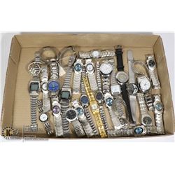 LARGE FLAT OF ASSORTED WATCHES