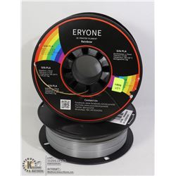 TWO ROLLS OF 3D PRINTER FILAMENT 1.75MM DIAMETER
