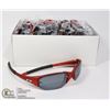 Image 1 : CASE OF RED OAKLEY STYLE SUNGLASSES