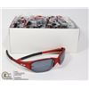 Image 1 : CASE OF RED OAKLEY STYLE SUNGLASSES