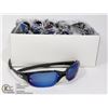 Image 1 : CASE OF BLACK OAKLEY STYLE SUNGLASSES