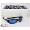Image 1 : CASE OF BLACK OAKLEY STYLE SUNGLASSES
