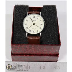 NEW MENS GENEVA WATCH QUARTZ MOVEMENT