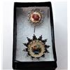 Image 1 : 10)  LOT OF 2 VINTAGE PETITE POINT JEWELRY