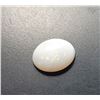 Image 1 : 15)  OVAL NATURAL 1.5 CT WHITE FIRE OPAL