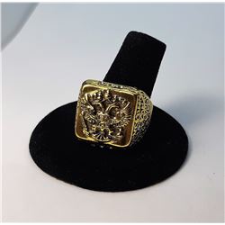 1)  GOLD TONE REPLICA IMPERIAL RUSSIAN