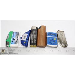 COLLECTION OF TRAVEL THEMED LIGHTERS