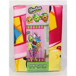 NEW SHOPKINS 72" X 72" SHOWER CURTAIN