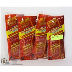 FOUR NEW HEATED STICK ON INSOLES