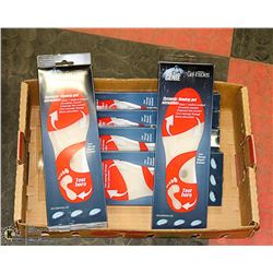 LOT OF 6 NEW PAIRS OF GEL GENIE SIZE M (5-8) GEL