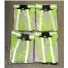 Image 1 : LOT OF 4 NORTH HIGH VISIBILITY SAFETY BELTS