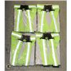 Image 1 : LOT OF 4 NORTH HIGH VISIBILITY SAFETY BELTS