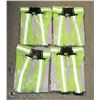 Image 1 : LOT OF 4 NORTH HIGH VISIBILITY SAFETY BELTS