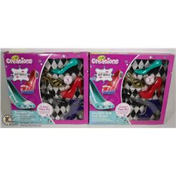 2 NEW CRAYOLA CREATIONS HOT HEELS CRAFT KIT