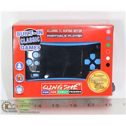 BUILT IN CLASSIC GAME PORTABLE PLAYER