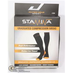 SIZE SMALL/ MEDIUM GRADUATED COMPRESSION SOCKS