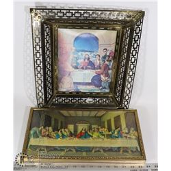 2 FRAMED RELIGIOUS PICTURES