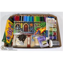 LARGE LOT OF ART SUPPLIES NEW & PRE-OWNED