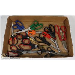 FLAT OF SCISSORS FOR VARIOUS USES