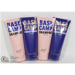 TWO BASE CAMP SHAMPOO AND TWO BASE CAMP CONDITIONER