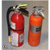 Image 1 : LOT OF 2  5LBS CHARGED FIRE EXTINGUISHERS