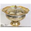 Image 1 : LARGE BRASS LIDDED BOWL 9 INCHES TALL