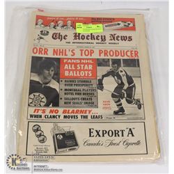 EARLY '70'S HOCKEY NEWS BUNDLE OF 10 MAGAZINES