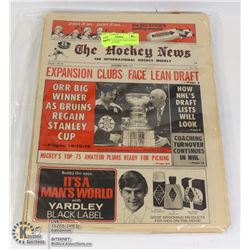 EARLY '70'S HOCKEY NEWS BUNDLE OF 10 MAGAZINES