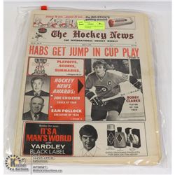 EARLY '70'S HOCKEY NEWS BUNDLE OF 10 MAGAZINES