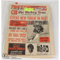 EARLY '70'S HOCKEY NEWS BUNDLE OF 10 MAGAZINES