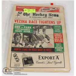 EARLY '70'S HOCKEY NEWS BUNDLE OF 10 MAGAZINES
