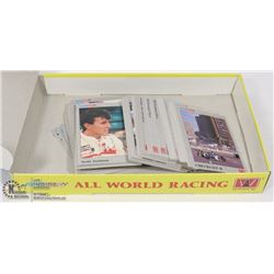 BOX OF ALL WORLD RACING CARDS F-1