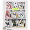 Image 1 : SHEET OF 9 NHL JERSEY INSERT CARDS