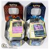 Image 1 : X2 POKEMON COLLECTORS TINS & CARDS