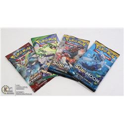 X4 NEW SEALED POKEMON BOOSTER PACKS