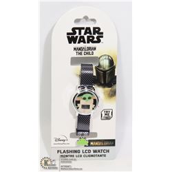 STAR WARS MANDALORIAN CHILD LCD WATCH