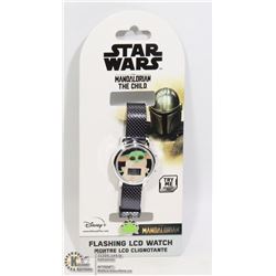 STAR WARS MANDALORIAN CHILD LCD WATCH