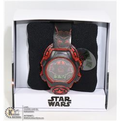 STAR WARS DISNEY DARK SIDE LCD WATCH