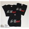 Image 1 : LOT OF THREE G-UNOT SIZE 3X-LARGE T-SHIRTS