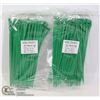 Image 1 : TWO 100PACKS OF 7.4" X 0.19" CABLE TIES